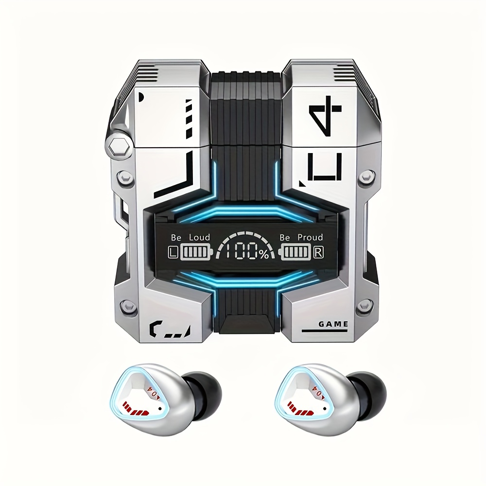 ORANGLES Best Wireless Earbuds 2024 Under $200 – True Wireless ENC Bluetooth 5.3 IPX7 Waterproof 120 Hours Battery Silver - professional product shot - revealing details - Image 1201 of 10 | crafted for beginners | Best price Best Wireless Earbuds 2024 Under $200 – True Wireless ENC Bluetooth 5.3 IPX7 Waterproof 120 Hours Battery Silver in USA | Free Shipping ORANGLES