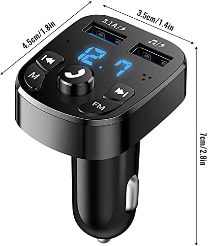 ORANGLES Wireless Car Bluetooth FM Transmitter MP3 Audio USB Charger Handsfree Adapter - elegant presentation - exhibiting components - Image 6 of 6 | ideal for home | Discount on Wireless Car Bluetooth FM Transmitter MP3 Audio USB Charger Handsfree Adapter Virginia | Free Shipping ORANGLES
