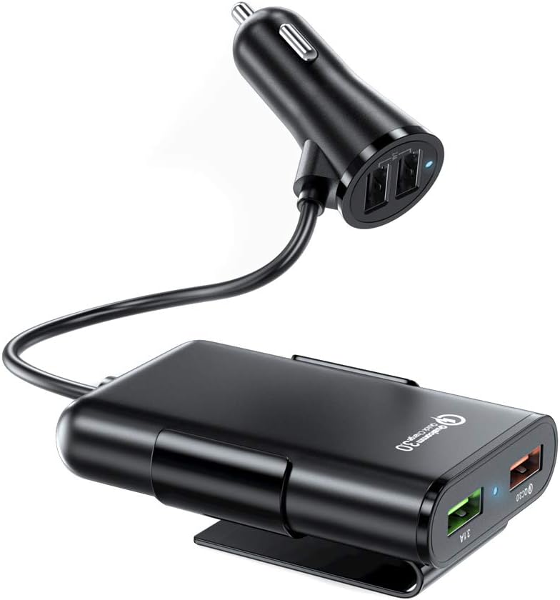 ORANGLES Fast Car Charger Four‑Port Super Quick Charge Adapter - space saving look - illustrating benefits - Image 1608 of 10 | made for experts | Order Fast Car Charger Four‑Port Super Quick Charge Adapter now Arkansas | Free Shipping ORANGLES