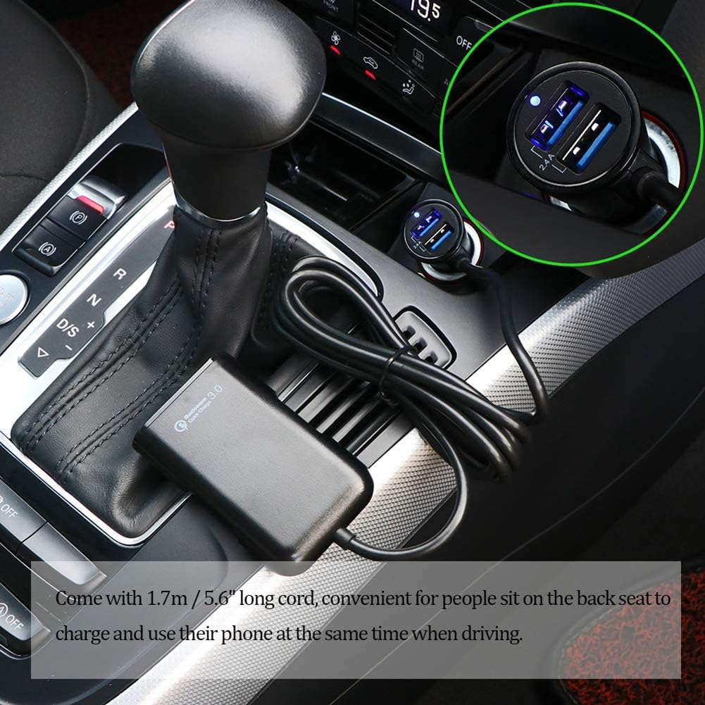 ORANGLES Fast Car Charger Four‑Port Super Quick Charge Adapter - elegant presentation - Image 6 of 6 | designed for enthusiasts | Illinois | Free Shipping ORANGLES