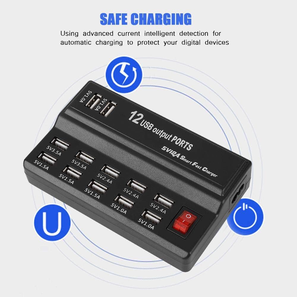 ORANGLES USB Charger 12‑Port Multi‑Device Fast Charging Station - full product showcase - Image 5 of 6 | suitable for professionals | Florida | Free Shipping ORANGLES