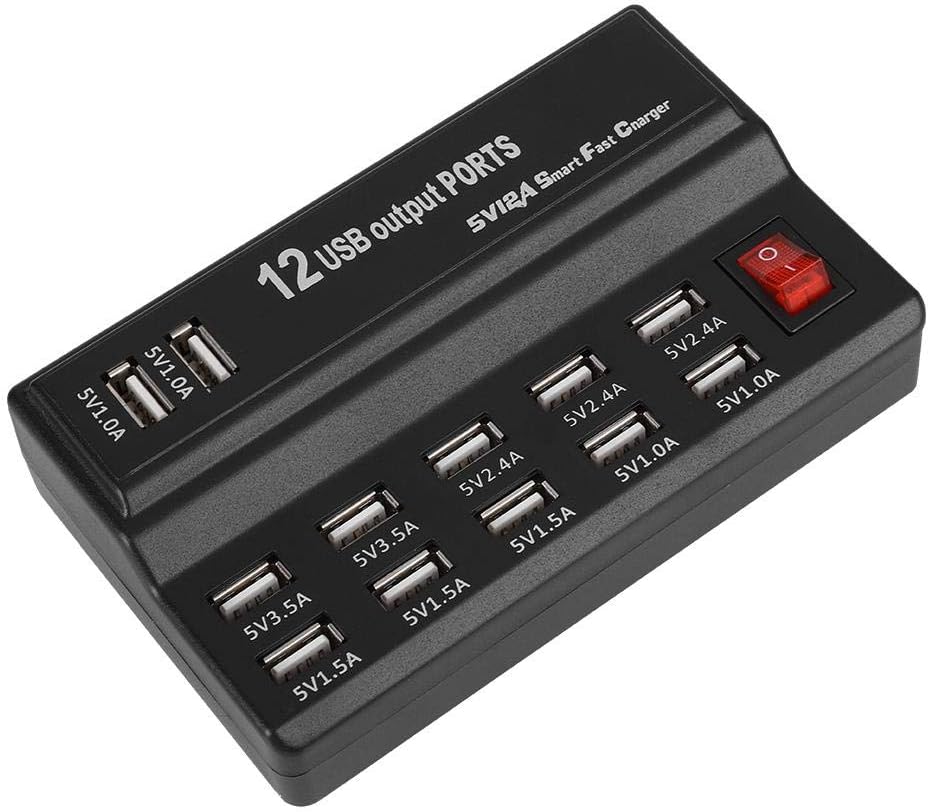 ORANGLES USB Charger 12‑Port Multi‑Device Fast Charging Station - elegant presentation - Image 6 of 6 | designed for enthusiasts | Illinois | Free Shipping ORANGLES