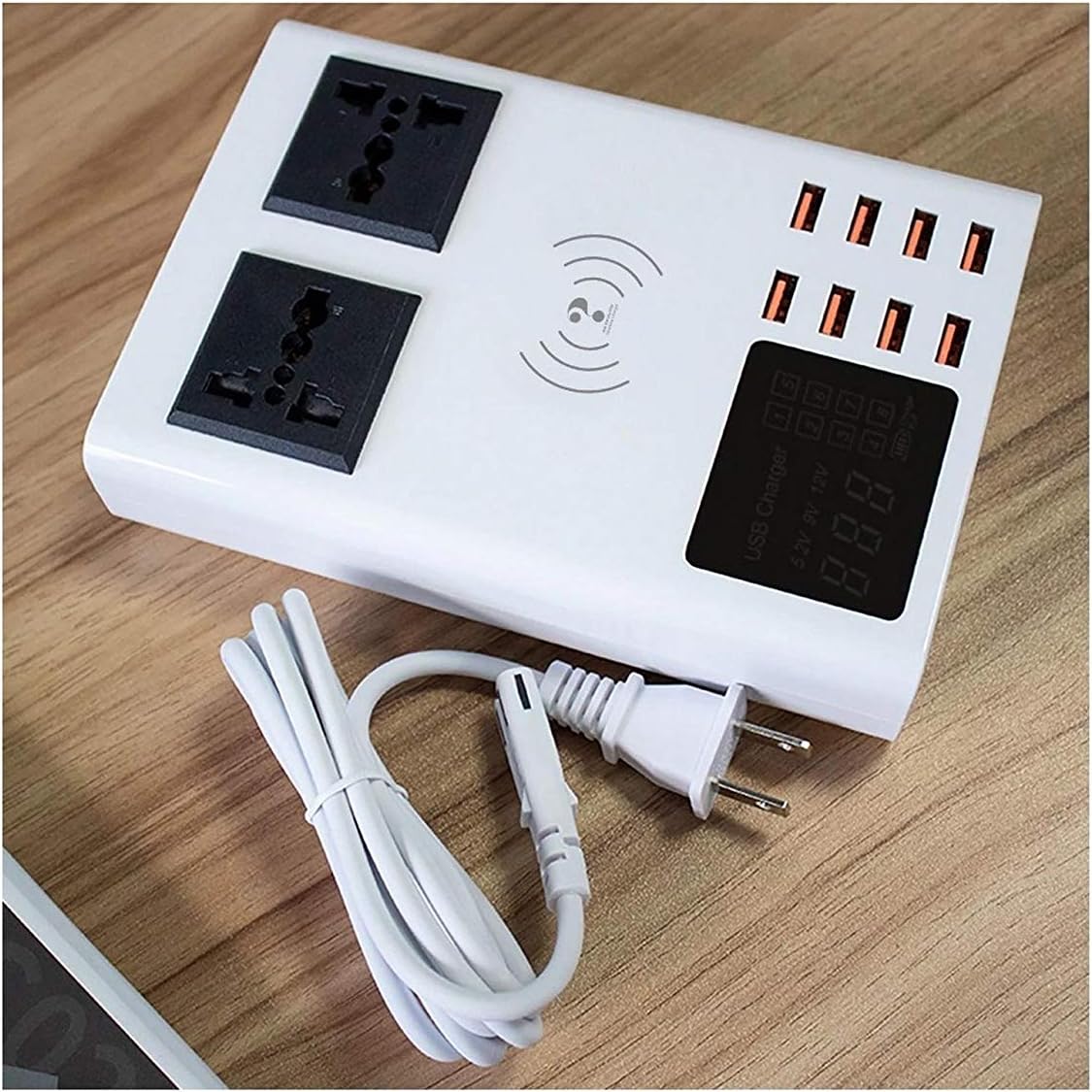 ORANGLES USB Charger Wireless Fast Charging Pad for Mobile Phones - detailed closeup view - Image 3 of 5 | great for travel | Texas | Free Shipping ORANGLES