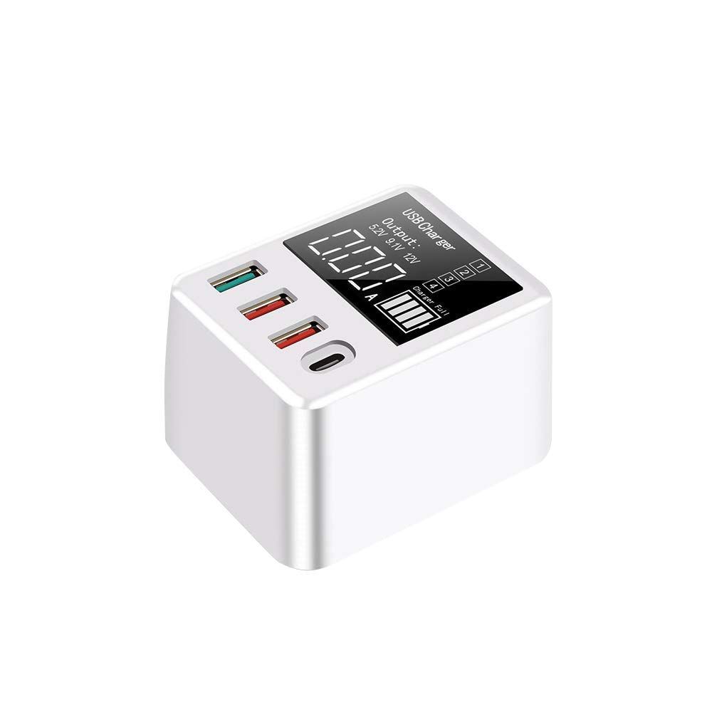 ORANGLES Travel Charger 4‑Port Multi‑Device Fast Charging Head for Portable Convenience - detailed closeup view - Image 1119 of 10 | great for travel | USA | Free Shipping ORANGLES