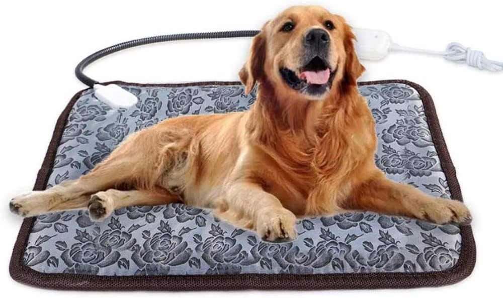 Pet Heating Pad for Dogs & Cats – Electric Waterproof Winter Warmer