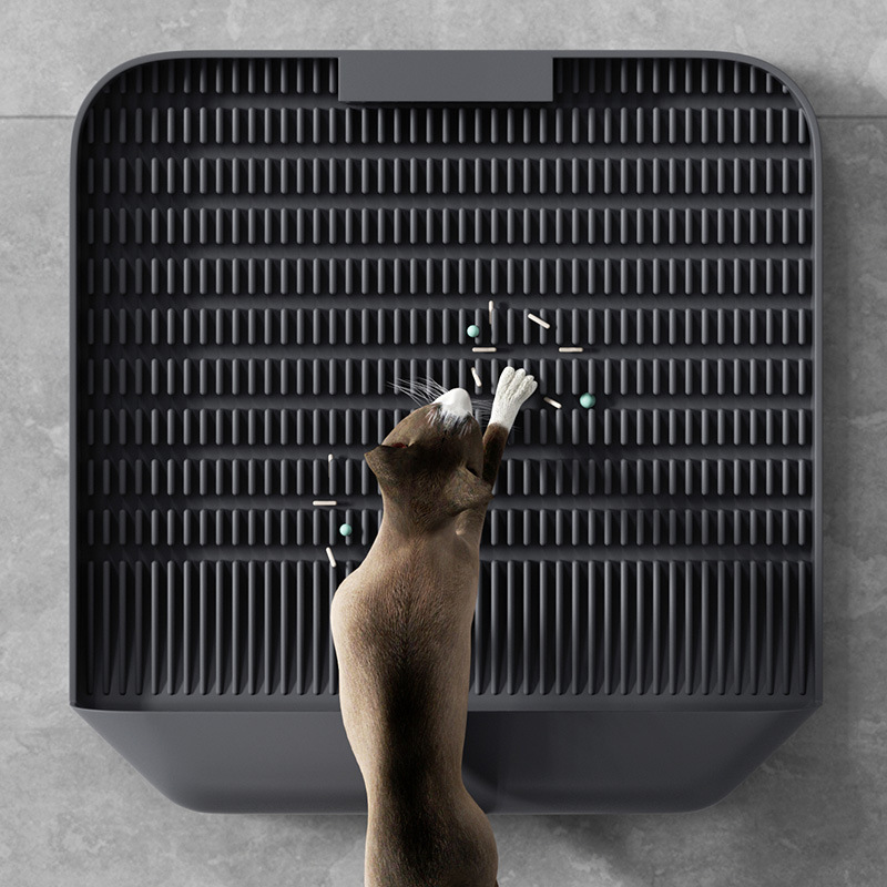 ORANGLES Cat Litter Pedal Mat – Anti‑Slip Litter Box Pad - angled perspective - presenting advantages - Image 4 of 5 | fits any environment | Purchase Cat Litter Pedal Mat – Anti‑Slip Litter Box Pad Michigan | Free Shipping ORANGLES