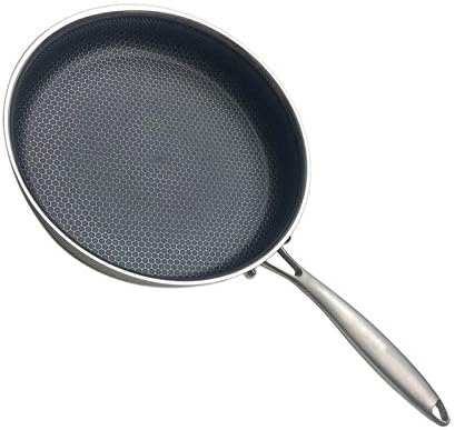 ORANGLES Stainless Steel Non‑Stick Frying Pan – Durable Cookware for Everyday Use - full product showcase - displaying specifications - Image 5 of 5 | adapts to any space | Stainless Steel Non‑Stick Frying Pan – Durable Cookware for Everyday Use deal New Jersey | Free Shipping ORANGLES