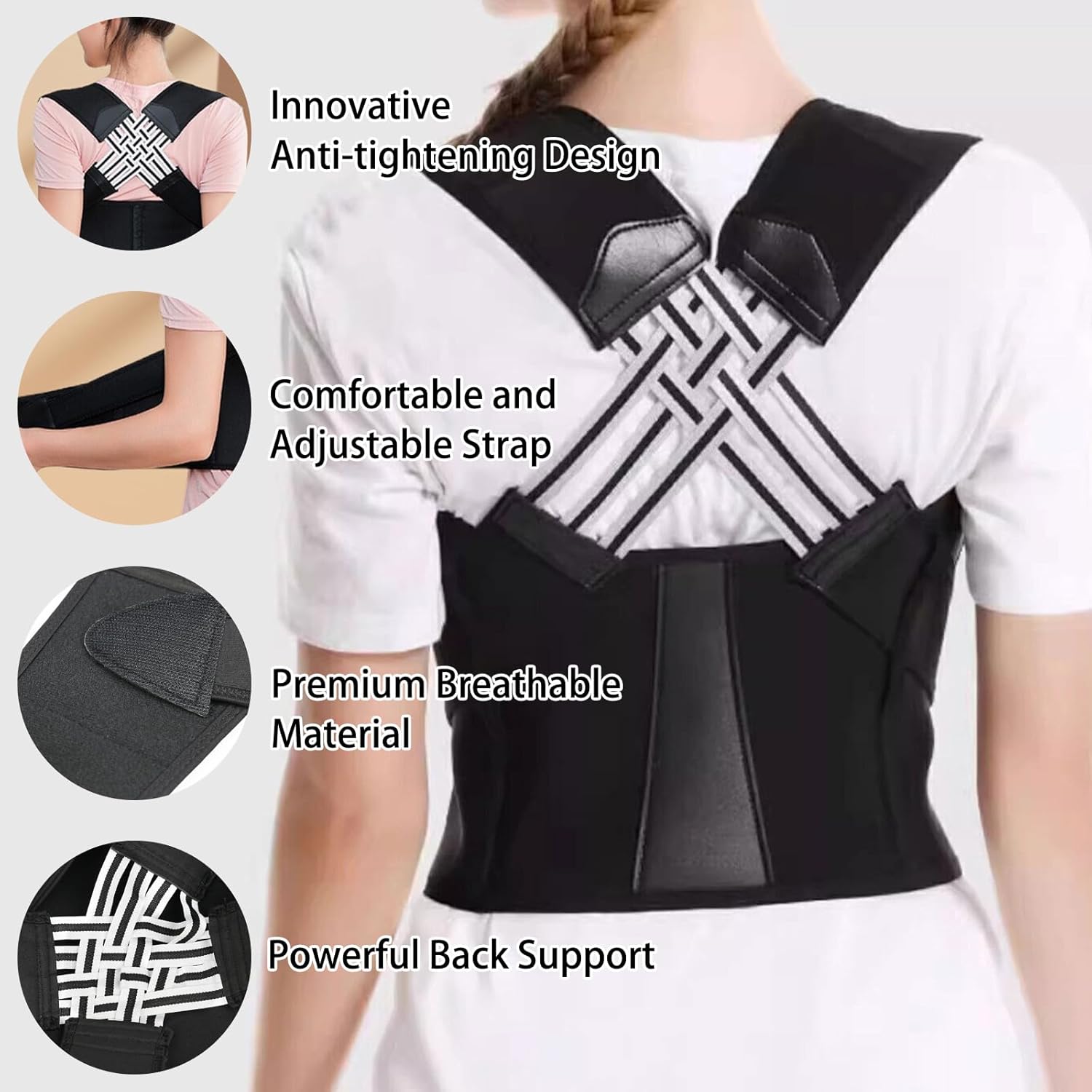 ORANGLES Hunchback Correction Belt – Posture Support for Students & Children - high resolution display - exposing craftsmanship - Image 2 of 6 | built for everyone | Hunchback Correction Belt – Posture Support for Students & Children for sale Georgia | Free Shipping ORANGLES