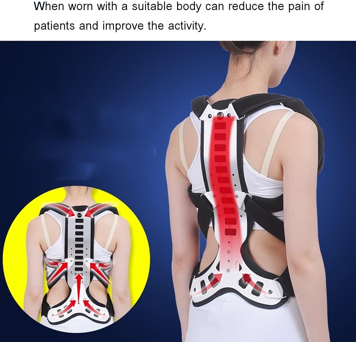 ORANGLES Adolescent Invisible Posture Correction Belt – Scoliosis & Hunchback Support - angled perspective - presenting advantages - Image 4 of 4 | fits any environment | Purchase Adolescent Invisible Posture Correction Belt – Scoliosis & Hunchback Support Michigan | Free Shipping ORANGLES