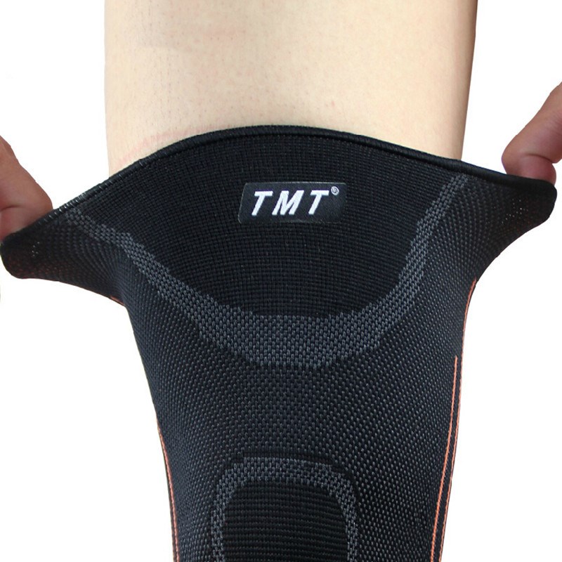 ORANGLES Sports Knee Pads Basketball TMT Bamboo Charcoal Knitted Compression Support for Training and Recovery - detailed closeup view - Image 3 of 3 | great for travel | Texas | Free Shipping ORANGLES
