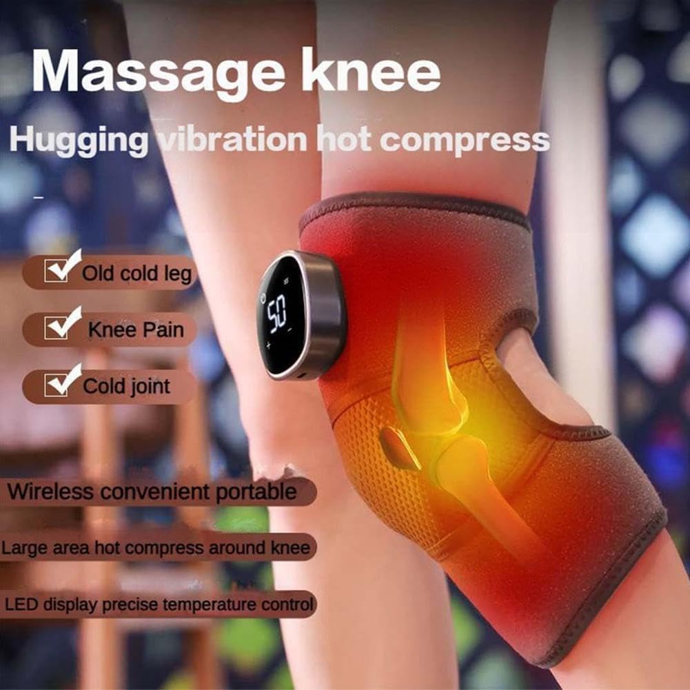 ORANGLES Knee Pads Warm Electric Heating Adjustable Therapy for Pain Relief and Comfort - high resolution display - Image 2 of 4 | perfect for office | California | Free Shipping ORANGLES