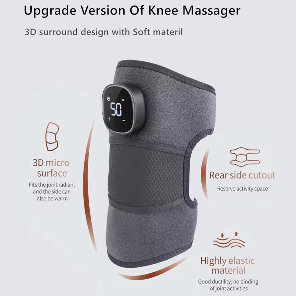 ORANGLES Knee Pads Warm Electric Heating Adjustable Therapy for Pain Relief and Comfort - angled perspective - Image 4 of 4 | excellent for daily use | New York | Free Shipping ORANGLES