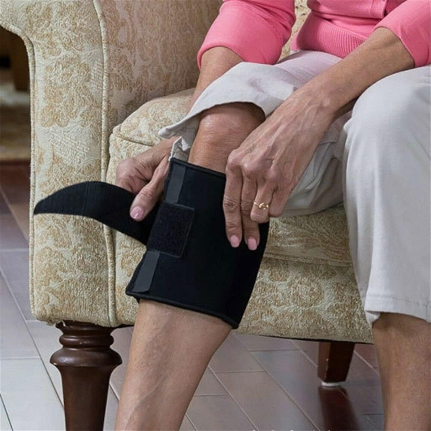 ORANGLES Knee Brace Health Care Sports Leg Guard for Pain Relief and Joint Support - detailed closeup view - Image 3 of 4 | great for travel | Texas | Free Shipping ORANGLES