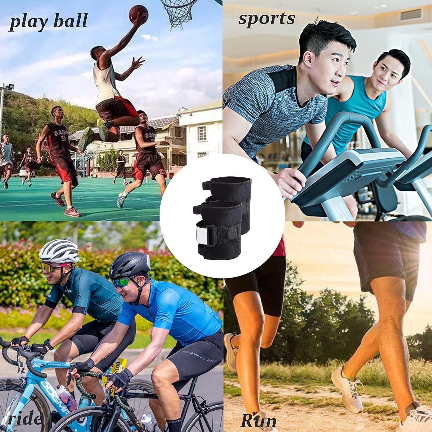 ORANGLES Knee Brace Health Care Sports Leg Guard for Pain Relief and Joint Support - angled perspective - Image 4 of 4 | excellent for daily use | New York | Free Shipping ORANGLES