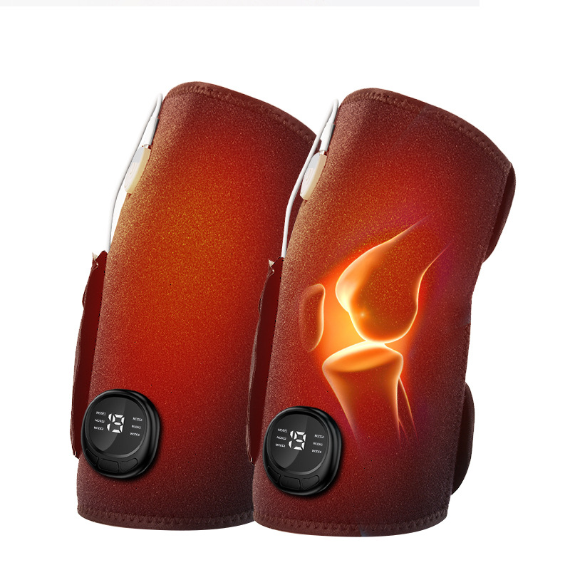 ORANGLES Knee Massager with Heat EMS Heating Massage Knee Pads for Joint Pain Relief and Exercise Support - high resolution display - Image 2 of 3 | perfect for office | California | Free Shipping ORANGLES