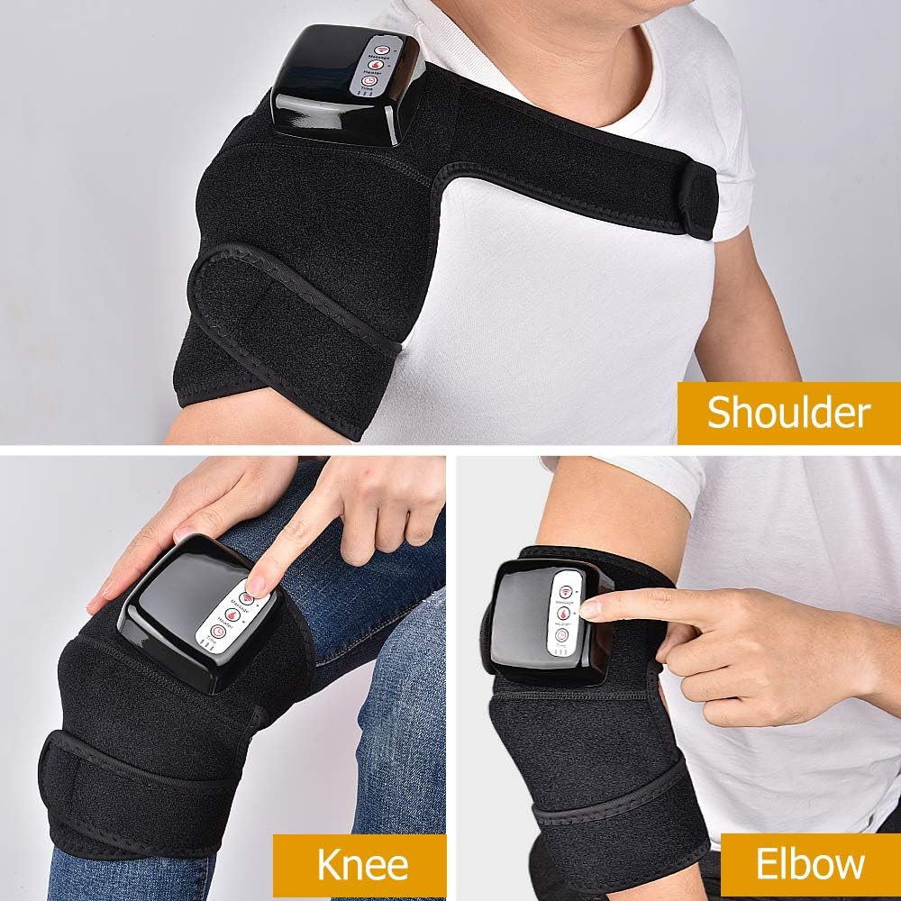 ORANGLES Portable Knee Massager Electric Infrared Heating and Vibration Therapy Physiotherapy Wrap - full product showcase - Image 5 of 6 | suitable for professionals | Florida | Free Shipping ORANGLES