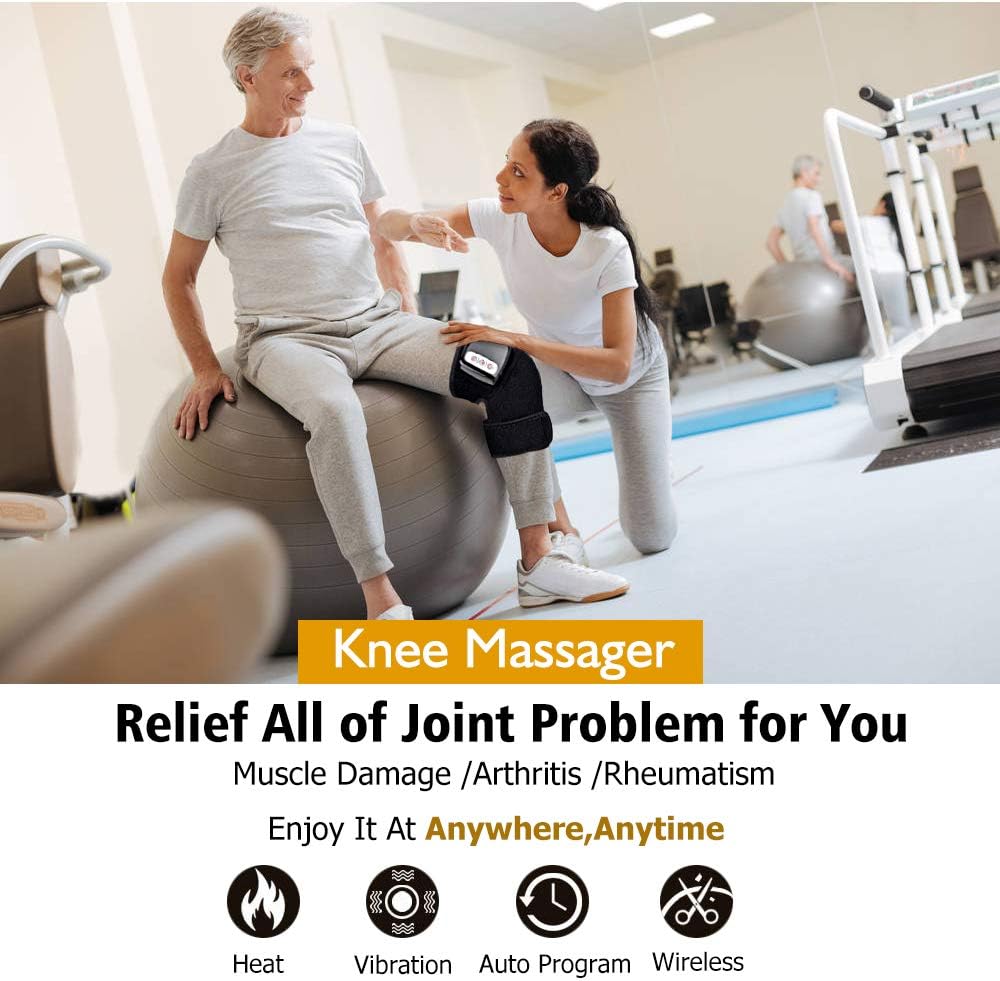 ORANGLES Portable Knee Massager Electric Infrared Heating and Vibration Therapy Physiotherapy Wrap - elegant presentation - Image 6 of 6 | designed for enthusiasts | Illinois | Free Shipping ORANGLES