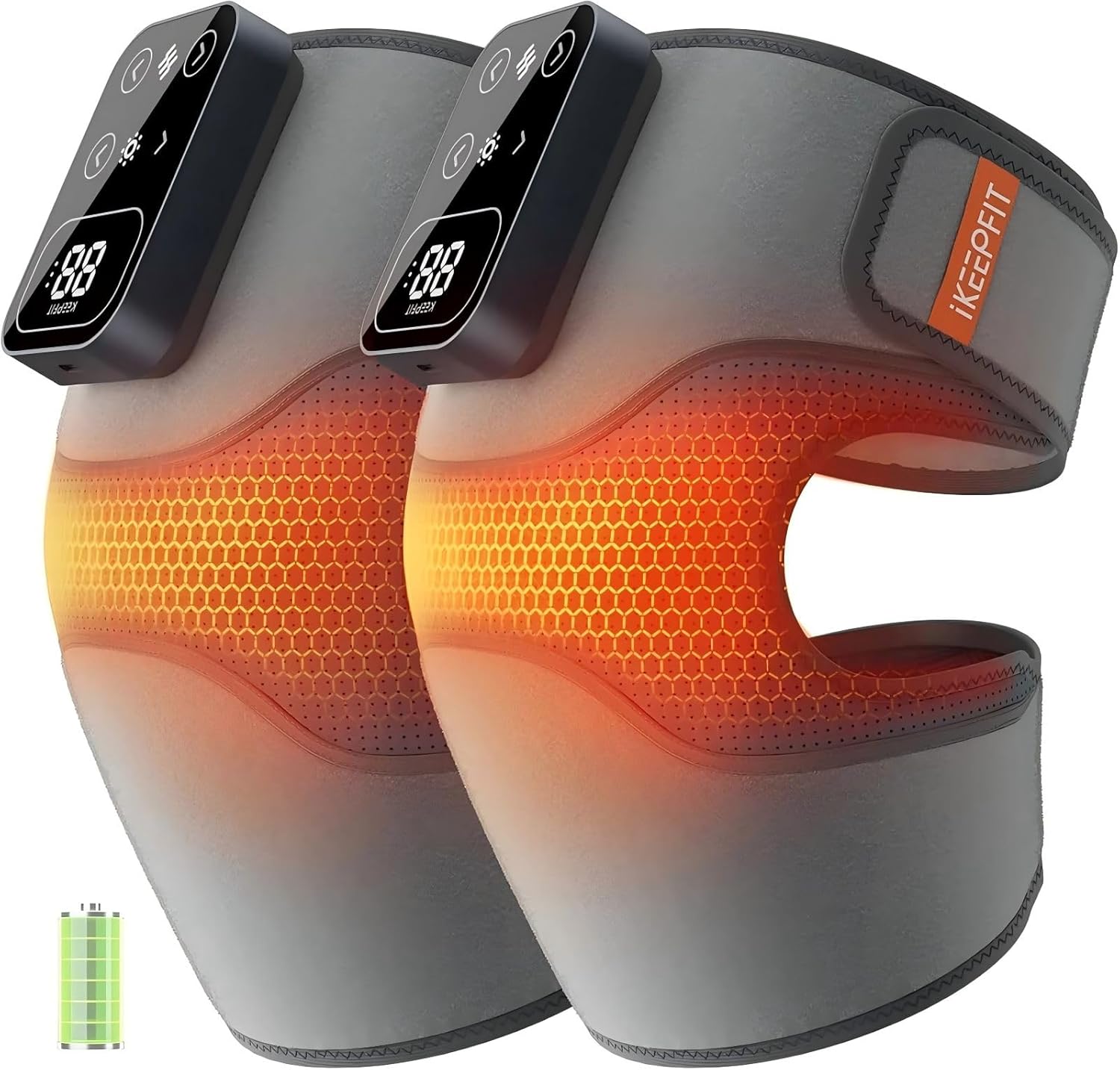 ORANGLES Pain Relief Massager Smart Rechargeable Knee Pad with Bandage Design for Comfort and Recovery - elegant presentation - exhibiting components - Image 1266 of 10 | ideal for home | Discount on Pain Relief Massager Smart Rechargeable Knee Pad with Bandage Design for Comfort and Recovery Fort Worth | Free Shipping ORANGLES