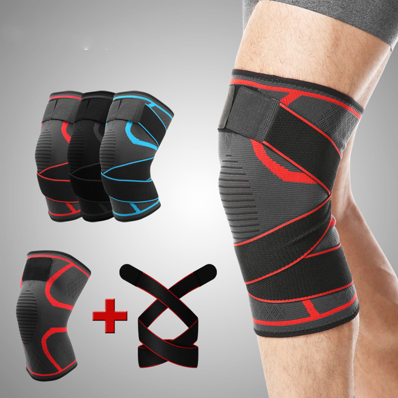 ORANGLES Knee Pads Outdoor Sports Compression with Horoscope Cross Strap Support - high resolution display - Image 2 of 4 | perfect for office | California | Free Shipping ORANGLES