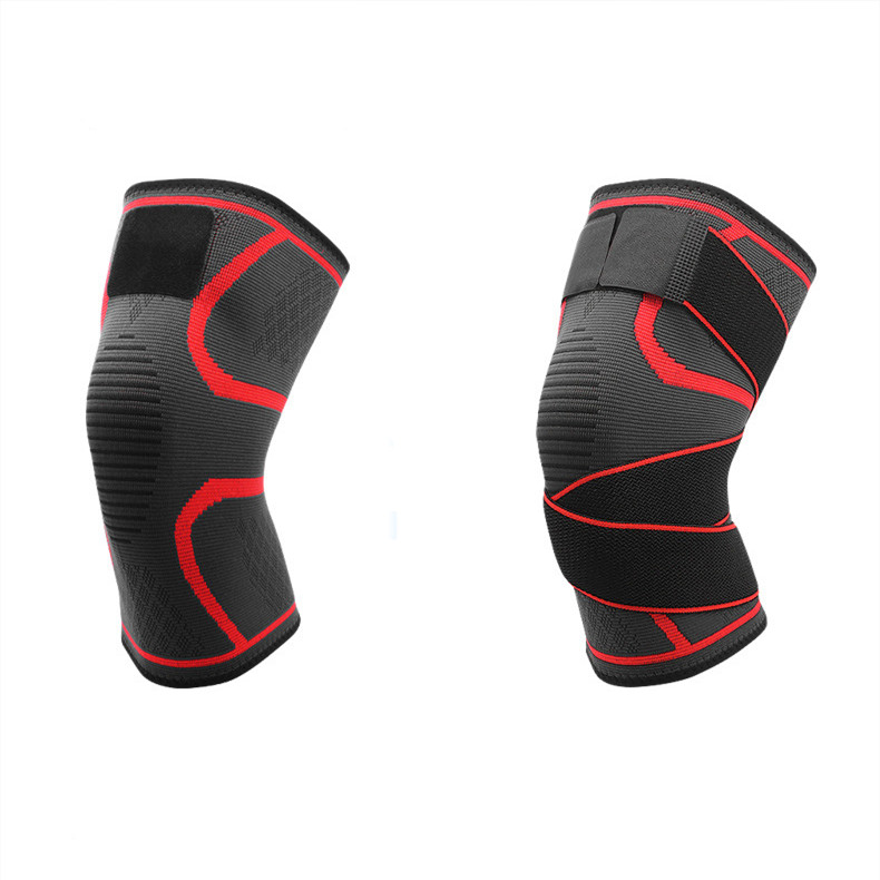 ORANGLES Knee Pads Outdoor Sports Compression with Horoscope Cross Strap Support - detailed closeup view - Image 3 of 4 | great for travel | Texas | Free Shipping ORANGLES