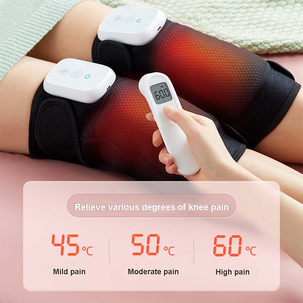 ORANGLES Knee Massager Rechargeable Heated Physiotherapy Device for Pain Relief and Cold Legs Support - detailed closeup view - Image 3 of 5 | great for travel | Texas | Free Shipping ORANGLES
