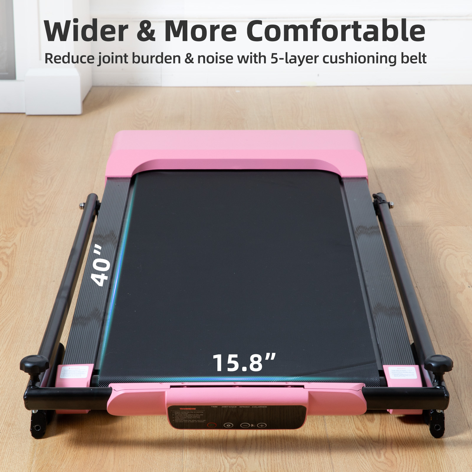 ORANGLES Best Treadmill for Home LED Display Walking and Running Machines - angled perspective - Image 4 of 6 | excellent for daily use | New York | Free Shipping ORANGLES