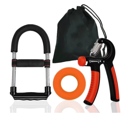 Adjustable Handle Set – 3‑Piece Gym Kit for Arm Strength Training