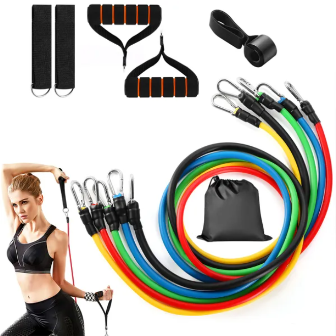 ORANGLES Resistance Band Set Portable Strength and Flexibility Training Kit - studio quality photo - Image 1680 of 10 | designed for enthusiasts | Tennessee | Free Shipping ORANGLES