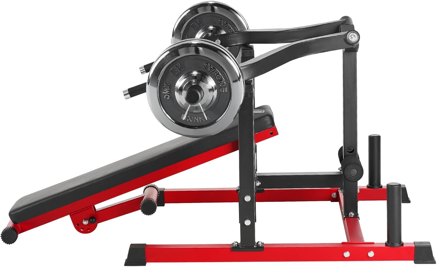 ORANGLES Chest Press Machine 450 LBS Adjustable Bench with Converging Arms for Home Gym - angled perspective - Image 4 of 6 | excellent for daily use | New York | Free Shipping ORANGLES