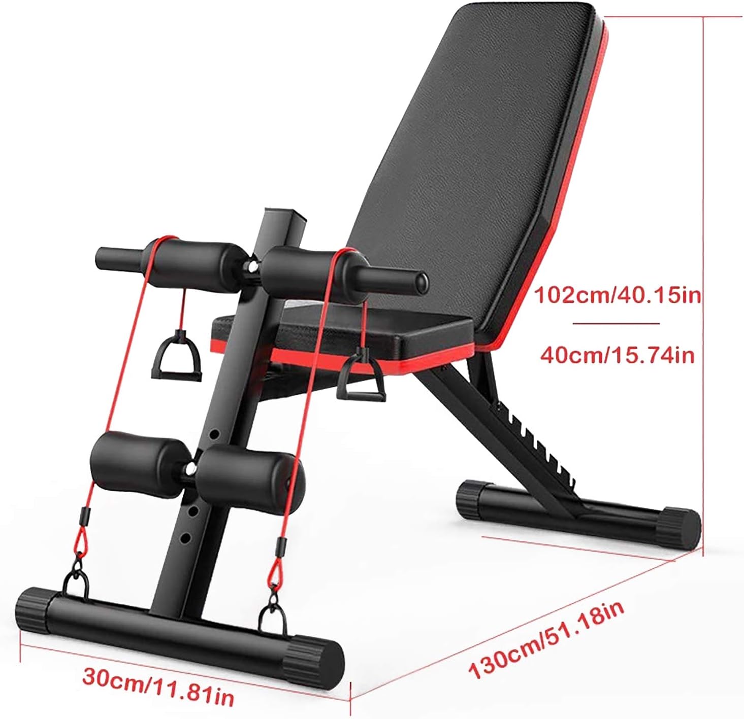 ORANGLES Dumbbell Incline Bench Press Home Fitness Bench for Crunches and Strength Training - detailed closeup view - Image 3 of 4 | great for travel | Texas | Free Shipping ORANGLES