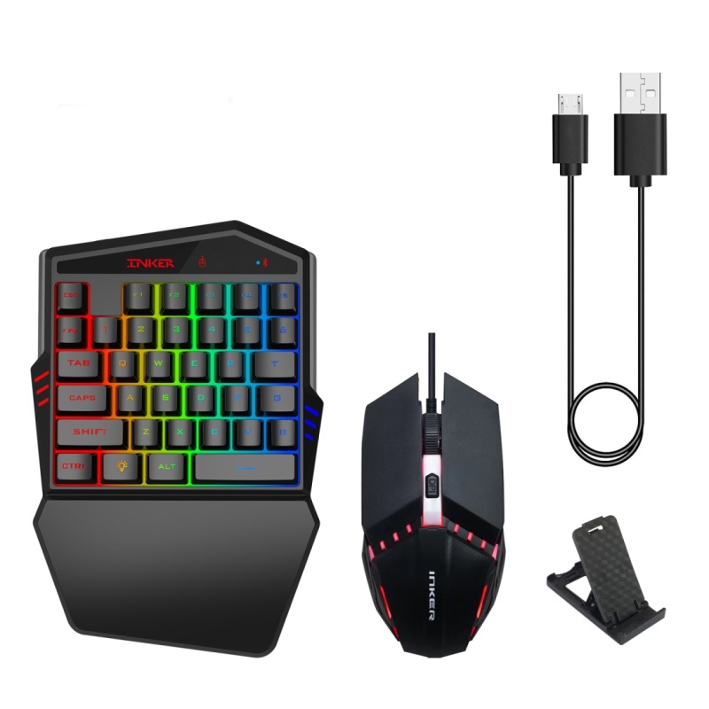 Throne One Gaming Keyboard & Mouse Set – Backlit Wired Combo for PC Gamers