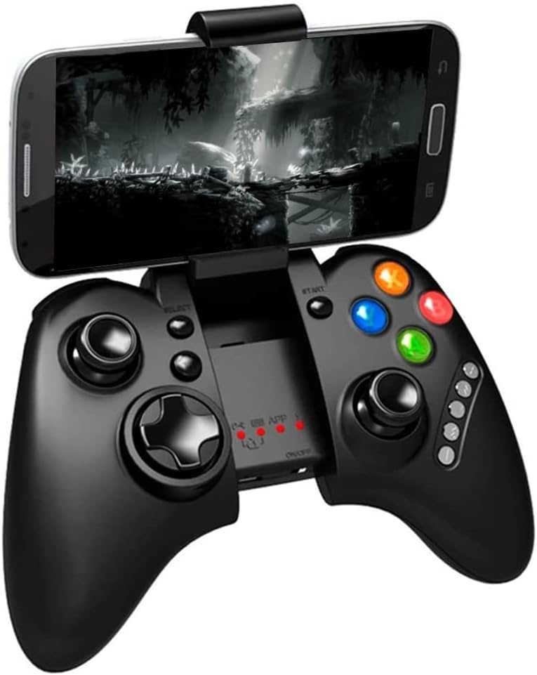 ORANGLES IPEGA PG‑9021 Bluetooth Mobile Game Controller – Apple Compatible Wireless Gaming Pad - detailed closeup view - illustrating benefits - Image 3 of 5 | created for all | Shop IPEGA PG‑9021 Bluetooth Mobile Game Controller – Apple Compatible Wireless Gaming Pad North Carolina | Free Shipping ORANGLES