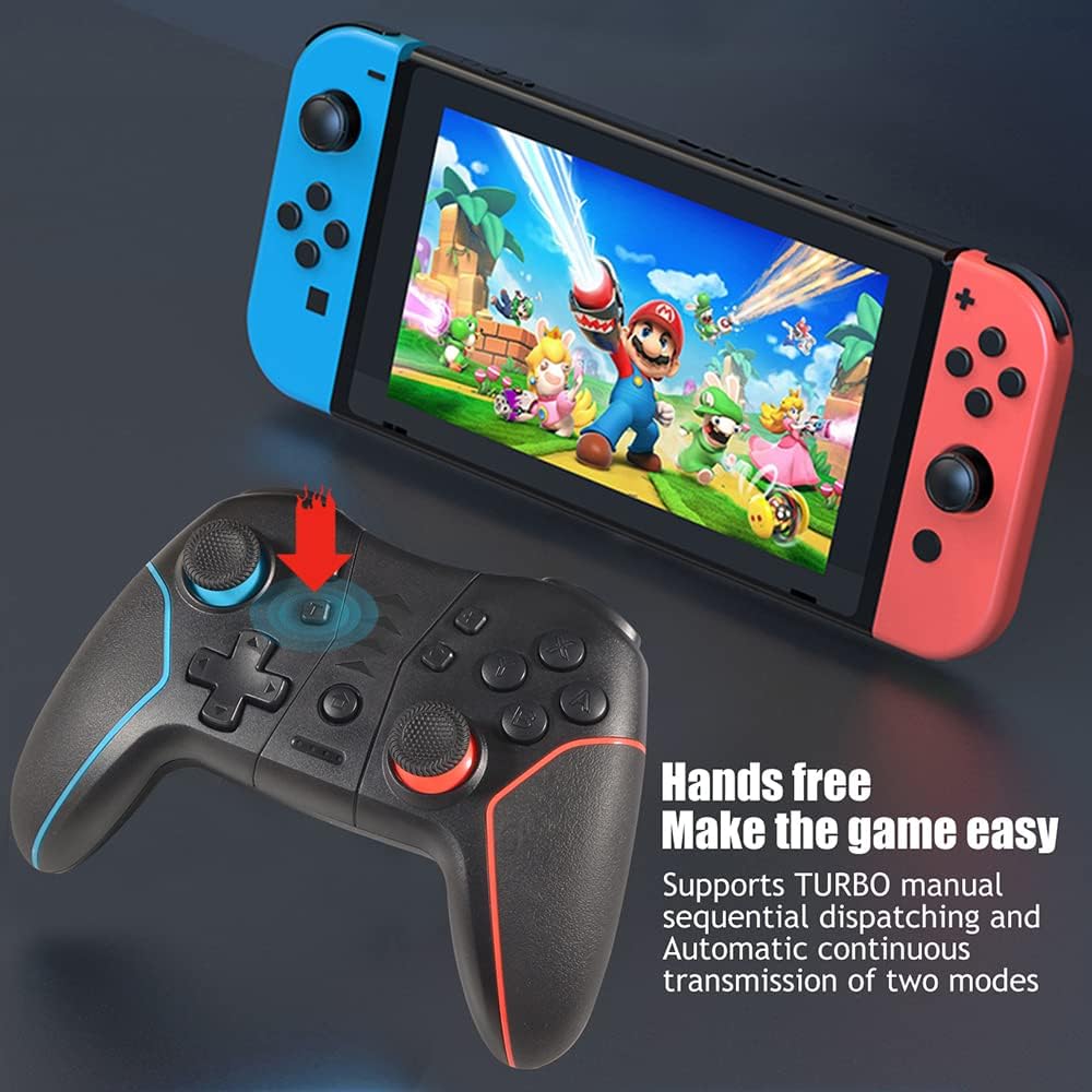 ORANGLES Six‑Axis Wireless Bluetooth Game Handle – Dual Vibration Gyroscope Controller for Android & PC - full product showcase - displaying specifications - Image 5 of 6 | adapts to any space | Six‑Axis Wireless Bluetooth Game Handle – Dual Vibration Gyroscope Controller for Android & PC deal New Jersey | Free Shipping ORANGLES