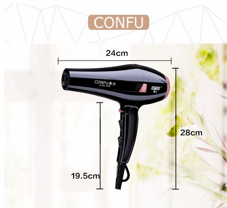 ORANGLES Professional Hair Dryer CONFU 2400W Ionic High‑Power AC Motor Styling Tool - angled perspective - Image 4 of 4 | excellent for daily use | New York | Free Shipping ORANGLES