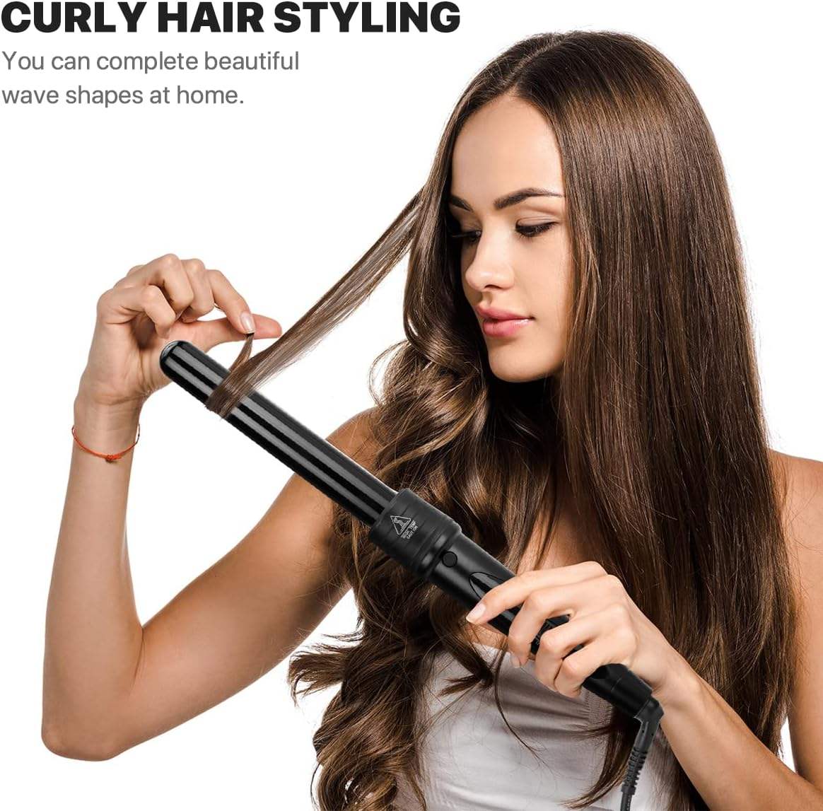 ORANGLES Dyson Hair Straightener 5‑in‑1 Interchangeable Curling Iron Set LED Electric Straightener and Curler - detailed closeup view - Image 3 of 5 | great for travel | Texas | Free Shipping ORANGLES