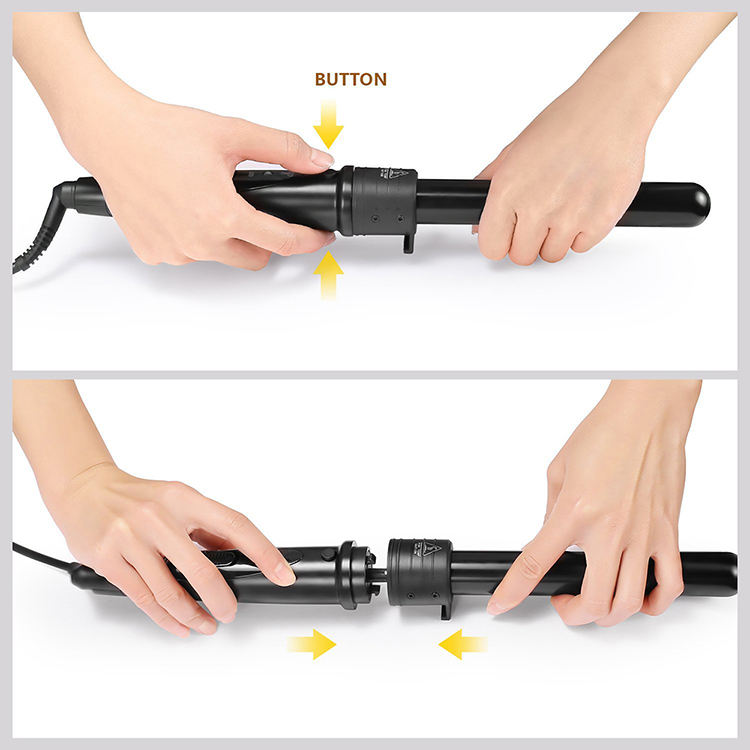 ORANGLES Dyson Hair Straightener 5‑in‑1 Interchangeable Curling Iron Set LED Electric Straightener and Curler - full product showcase - Image 5 of 5 | suitable for professionals | Florida | Free Shipping ORANGLES