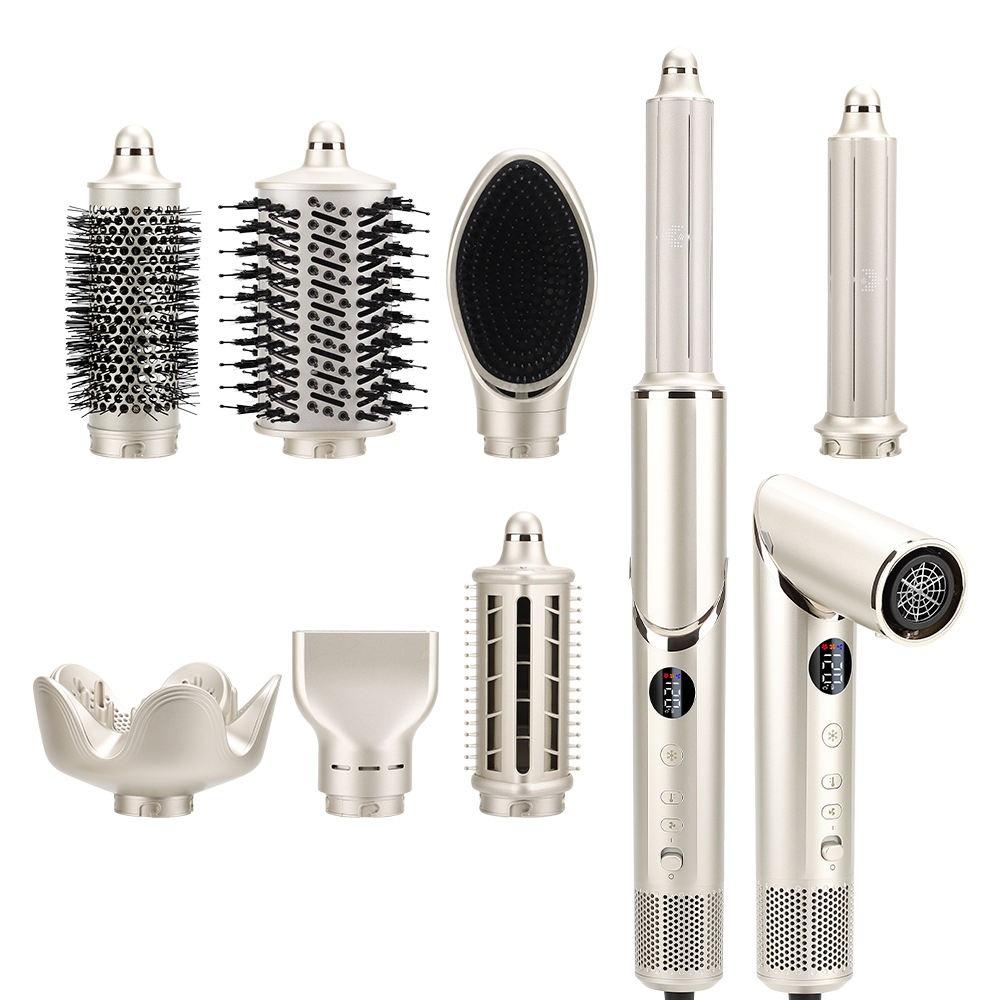 ORANGLES Hair Styler 1600W 8‑in‑1 Ceramic Ionic Dryer with Brushes and Curling Iron for Salon Styling - elegant presentation - exhibiting components - Image 1416 of 10 | made for experts | New Hair Styler 1600W 8‑in‑1 Ceramic Ionic Dryer with Brushes and Curling Iron for Salon Styling Oregon | Free Shipping ORANGLES