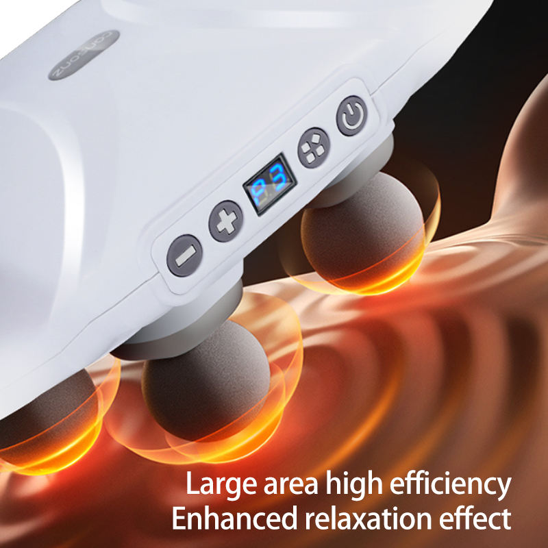 ORANGLES Portable Percussion Massage Gun – 4 Heads, 5 Speeds for Deep Tissue Relief - high resolution display - exposing craftsmanship - Image 2 of 4 | built for everyone | Portable Percussion Massage Gun – 4 Heads, 5 Speeds for Deep Tissue Relief for sale Georgia | Free Shipping ORANGLES