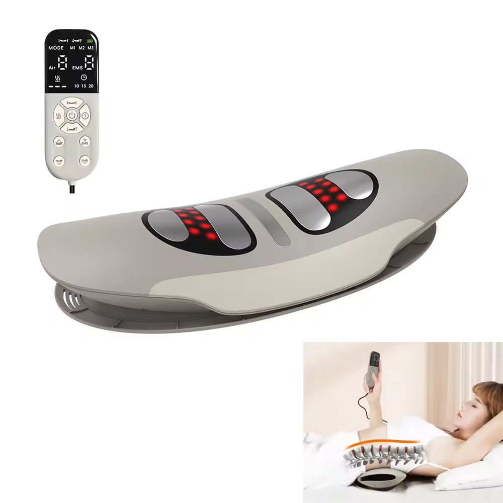ORANGLES Lumbar Massager Eveekon Electric Heated Intelligent Back and Waist Relief - trendy design - emphasizing durability - Image 1825 of 10 | crafted for beginners | Lumbar Massager Eveekon Electric Heated Intelligent Back and Waist Relief deal Columbus | Free Shipping ORANGLES