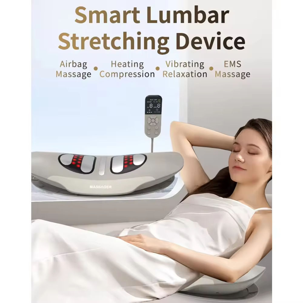 ORANGLES Lumbar Massager Eveekon Electric Heated Intelligent Back and Waist Relief - elegant presentation - Image 6 of 6 | designed for enthusiasts | Illinois | Free Shipping ORANGLES
