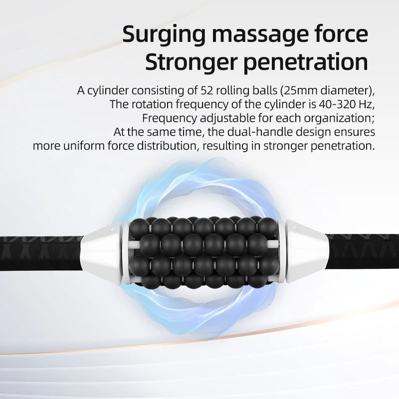 ORANGLES Muscle Roller Physiotherapy Back Leg and Calf Massager Tool - high resolution display - Image 2 of 6 | perfect for office | California | Free Shipping ORANGLES