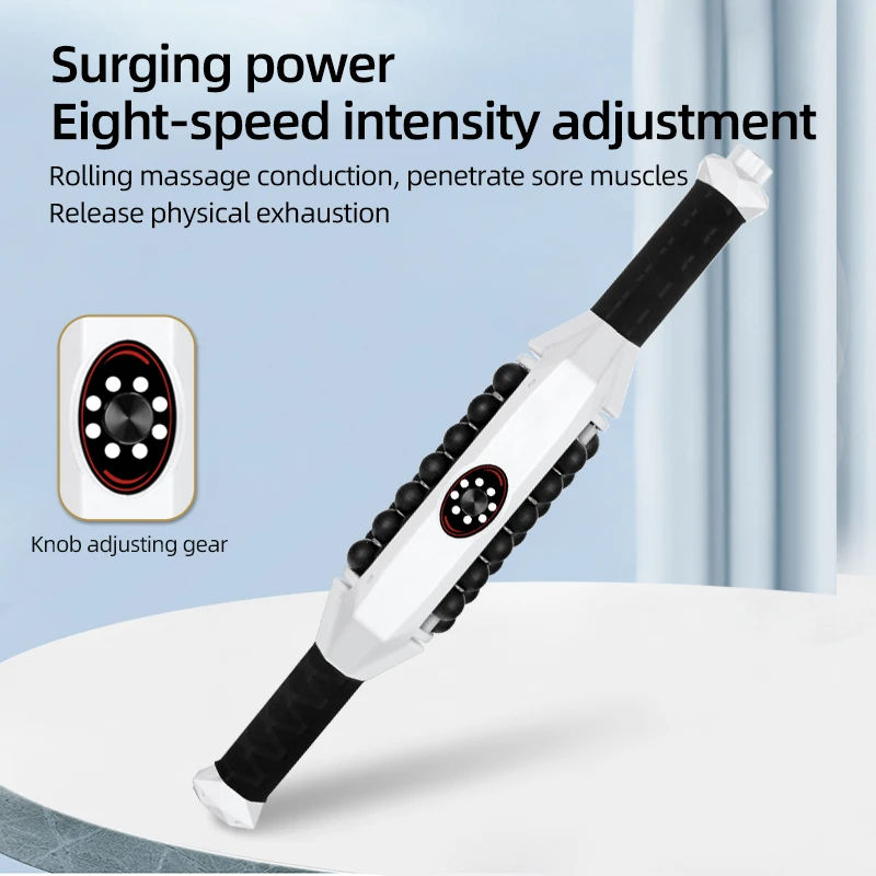 ORANGLES Muscle Roller Physiotherapy Back Leg and Calf Massager Tool - angled perspective - Image 4 of 6 | excellent for daily use | New York | Free Shipping ORANGLES