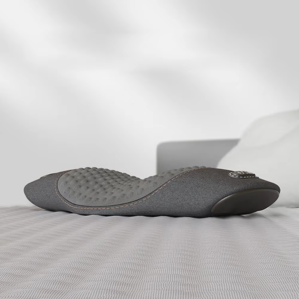 ORANGLES Massage Cushion Heated Lumbar Waist Pillow Electric Back and Bed Relief Device - high resolution display - Image 2 of 5 | perfect for office | California | Free Shipping ORANGLES