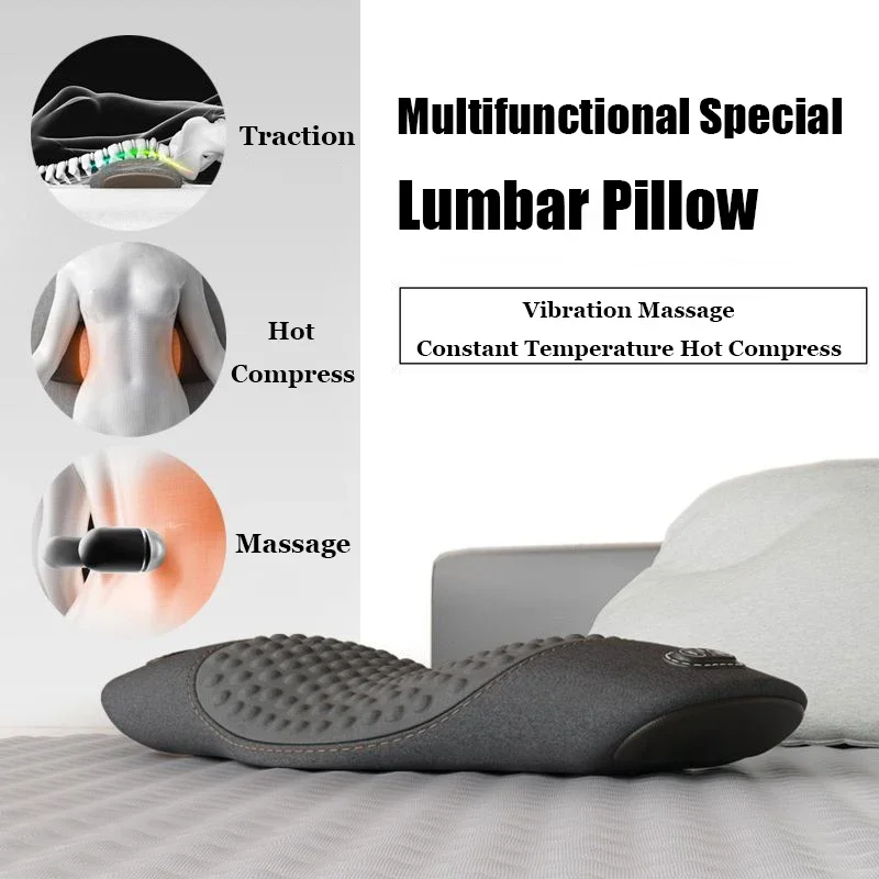 ORANGLES Massage Cushion Heated Lumbar Waist Pillow Electric Back and Bed Relief Device - full product showcase - Image 5 of 5 | suitable for professionals | Florida | Free Shipping ORANGLES