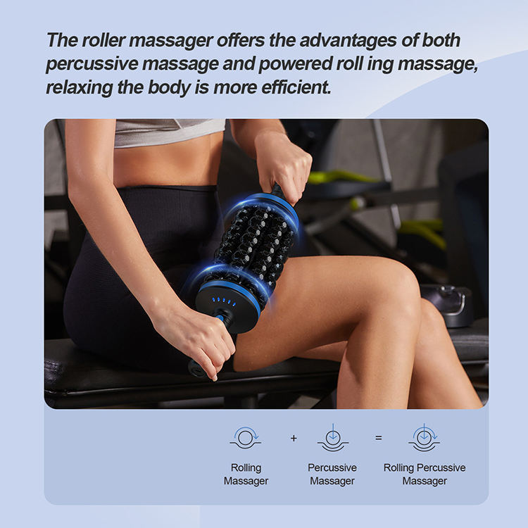 ORANGLES Percussive Massager Wireless 5 Speed Device for Neck Back Legs and Shoulder Relief - detailed closeup view - Image 3 of 6 | great for travel | Texas | Free Shipping ORANGLES