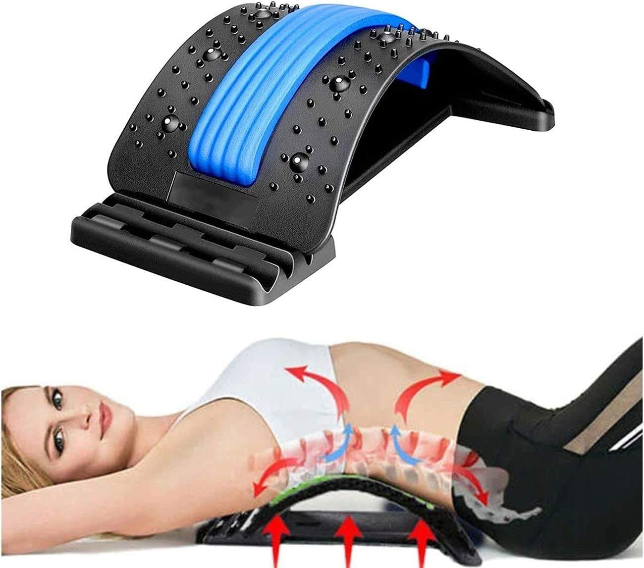 ORANGLES Lumbar Traction Device Stepless Gear Adjustment ABS Back Massager Stretcher - luxury appearance - focusing on design - Image 1733 of 10 | adapts to any space | Genuine Lumbar Traction Device Stepless Gear Adjustment ABS Back Massager Stretcher Charlotte | Free Shipping ORANGLES