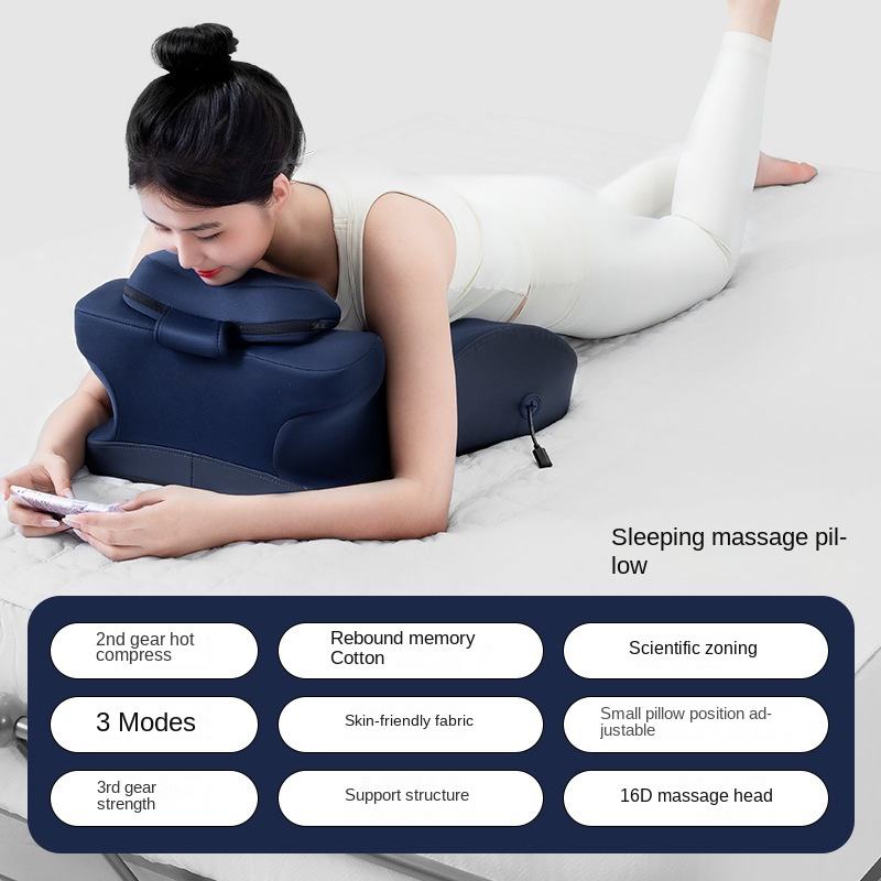 ORANGLES Neck Massage Pillow Heat Shiatsu Electric Cushion for Neck Back Waist and Belly Relief - full product showcase - Image 5 of 5 | suitable for professionals | Florida | Free Shipping ORANGLES