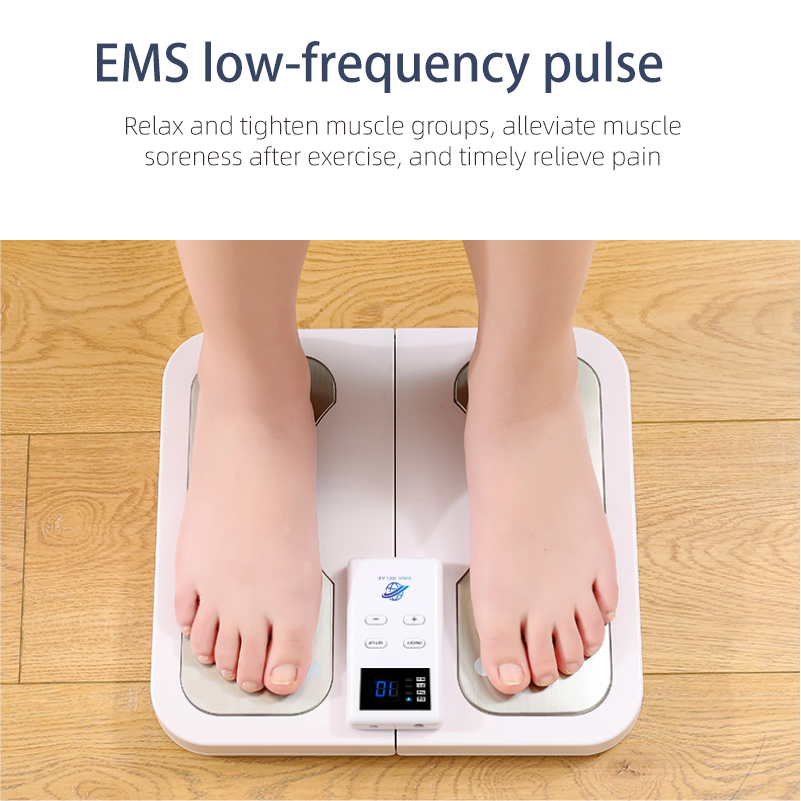 ORANGLES Massaging Heating Pad Microcurrent Foot Stimulator for Pain Relief and Muscle Recovery - detailed closeup view - Image 3 of 5 | great for travel | Texas | Free Shipping ORANGLES