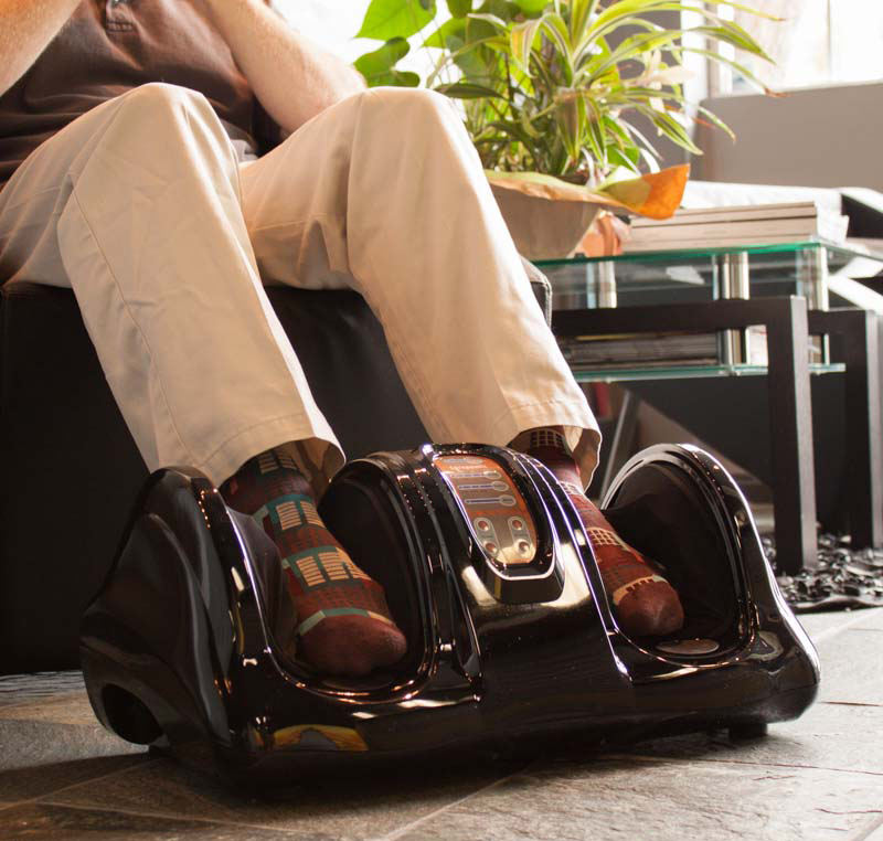 ORANGLES Foot and Calf Massager Phenitech Shiatsu Heat Vibration and Air Compression Therapy for Pain Relief - high resolution display - Image 2 of 2 | perfect for office | California | Free Shipping ORANGLES