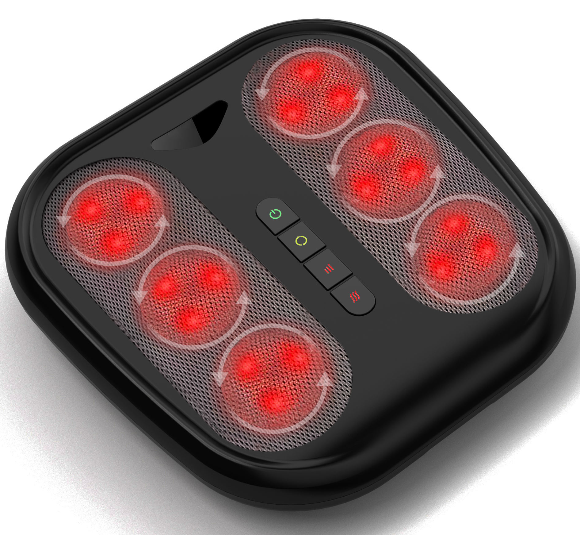 ORANGLES Foot Massage Machine Shiatsu Phenitech Electric Heat with Washable Cover for Foot and Back Relief - detailed closeup view - Image 3 of 3 | great for travel | Texas | Free Shipping ORANGLES